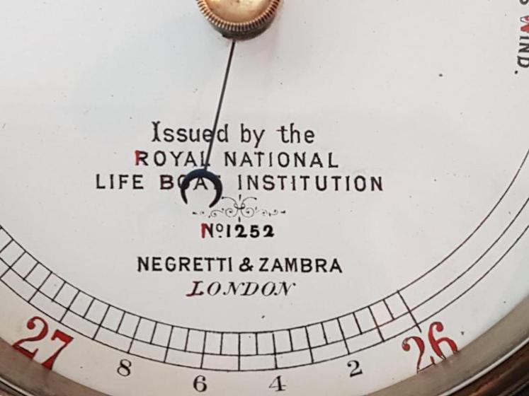 Victorian Negretti & Zambra RNLI Barometer  - Image 2