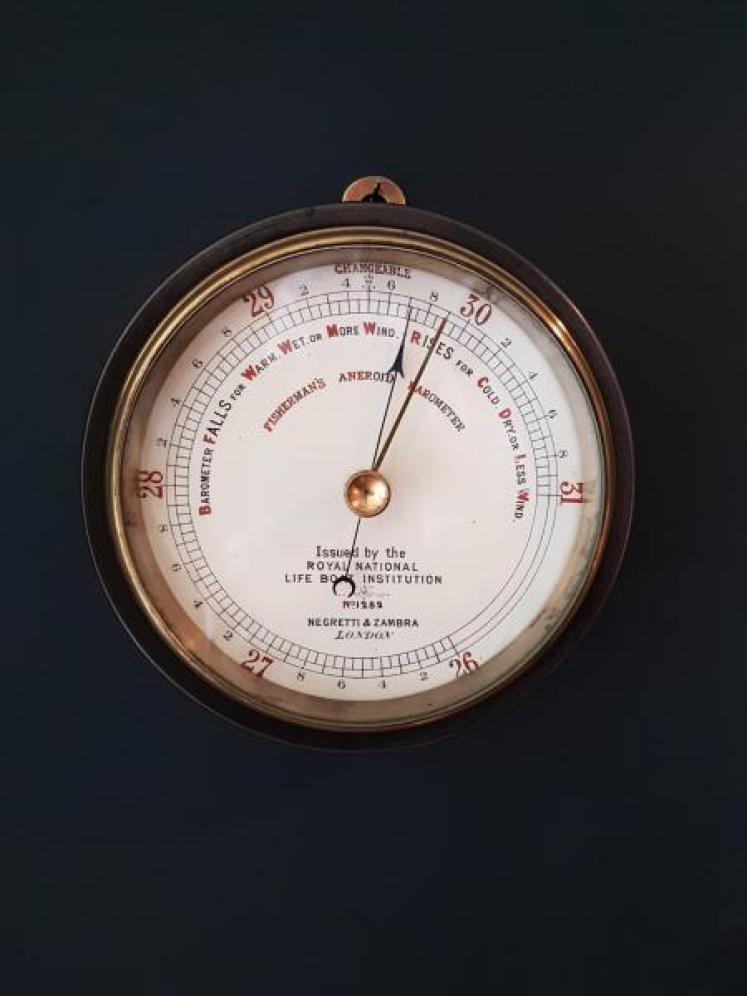 Victorian Negretti & Zambra RNLI Barometer  - Image 7