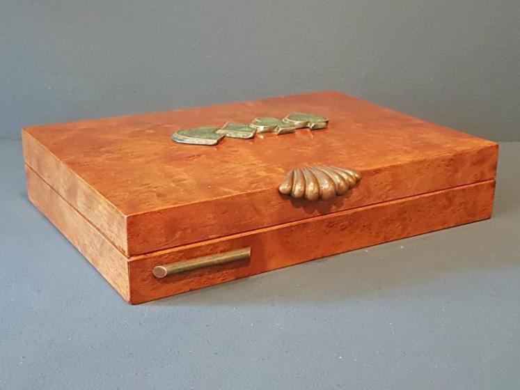 Walnut Poker and Gaming Box - Image 3