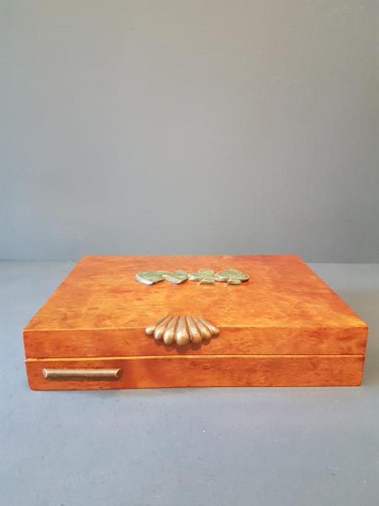 Walnut Poker and Gaming Box - Image 5