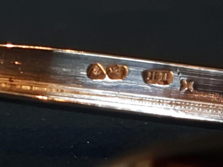 George III Silver Grape Sissors  - Image 3
