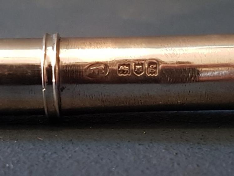 Edwardian Silver Pencil Canister  - Image 5