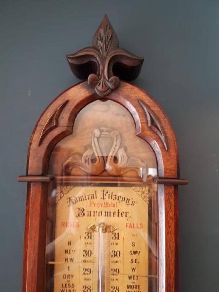 Victorian Admiral Fitzroy Barometer  - Image 2