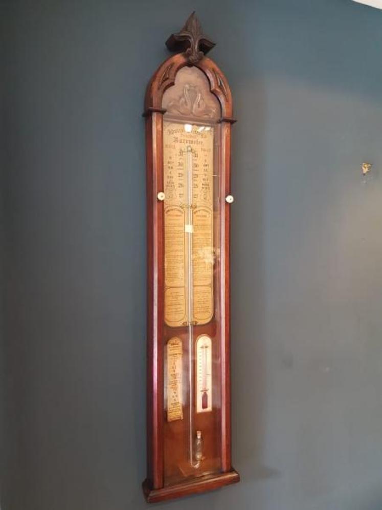 Victorian Admiral Fitzroy Barometer  - Image 6
