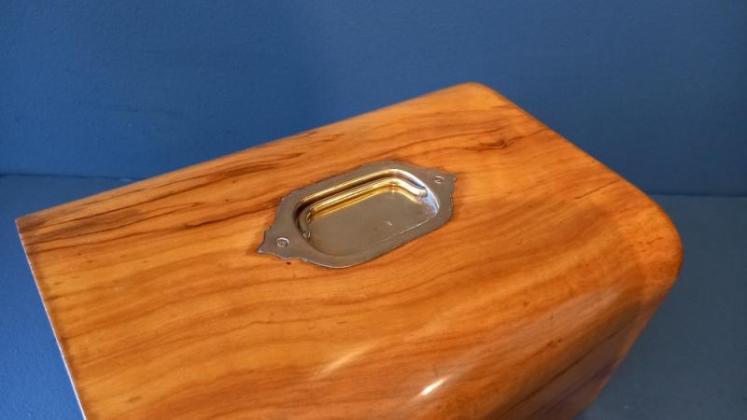 Mid Victorian Olive Wood Jewellery Box - Image 6