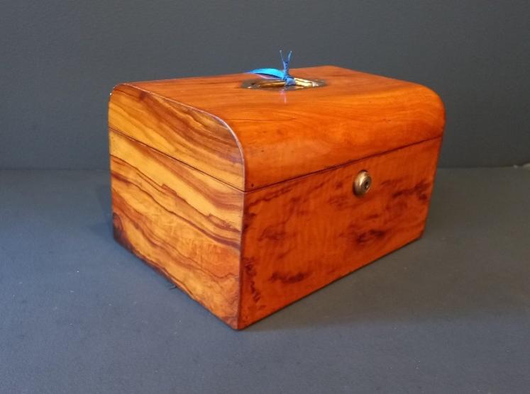 Mid Victorian Olive Wood Jewellery Box - Image 7
