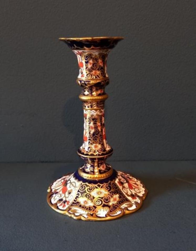 Pair of Royal Crown Derby Candlesticks - Image 2