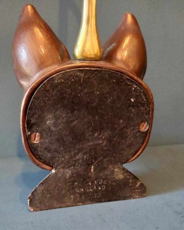 Victorian Pierce & Page Fox's Head Door Stop - Image 6