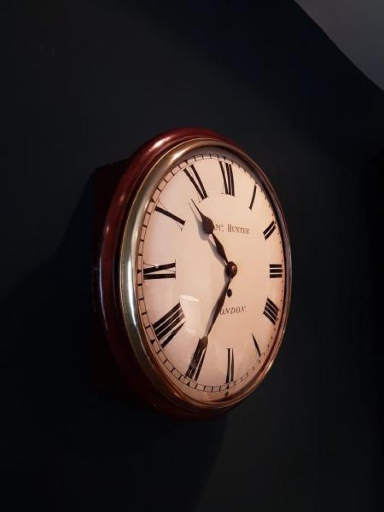 Early Victorian A Frame Fusee Dial Clock  - Image 6