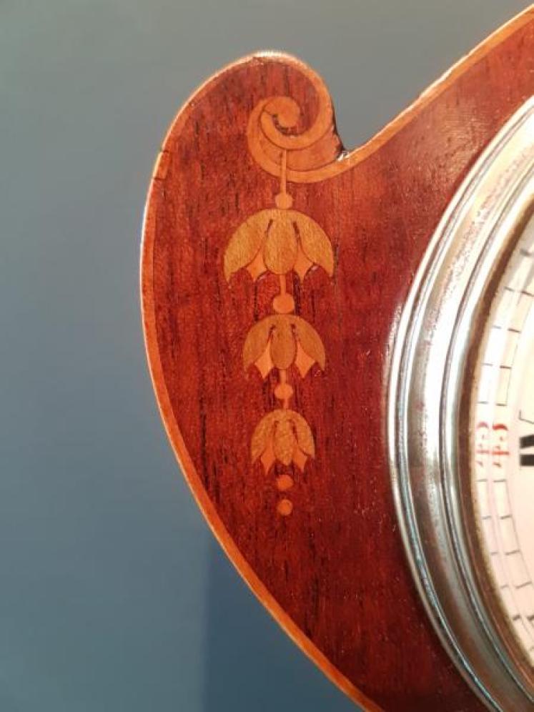 Fine Quality Edwardian Inlaid Mantel Clock - Image 3