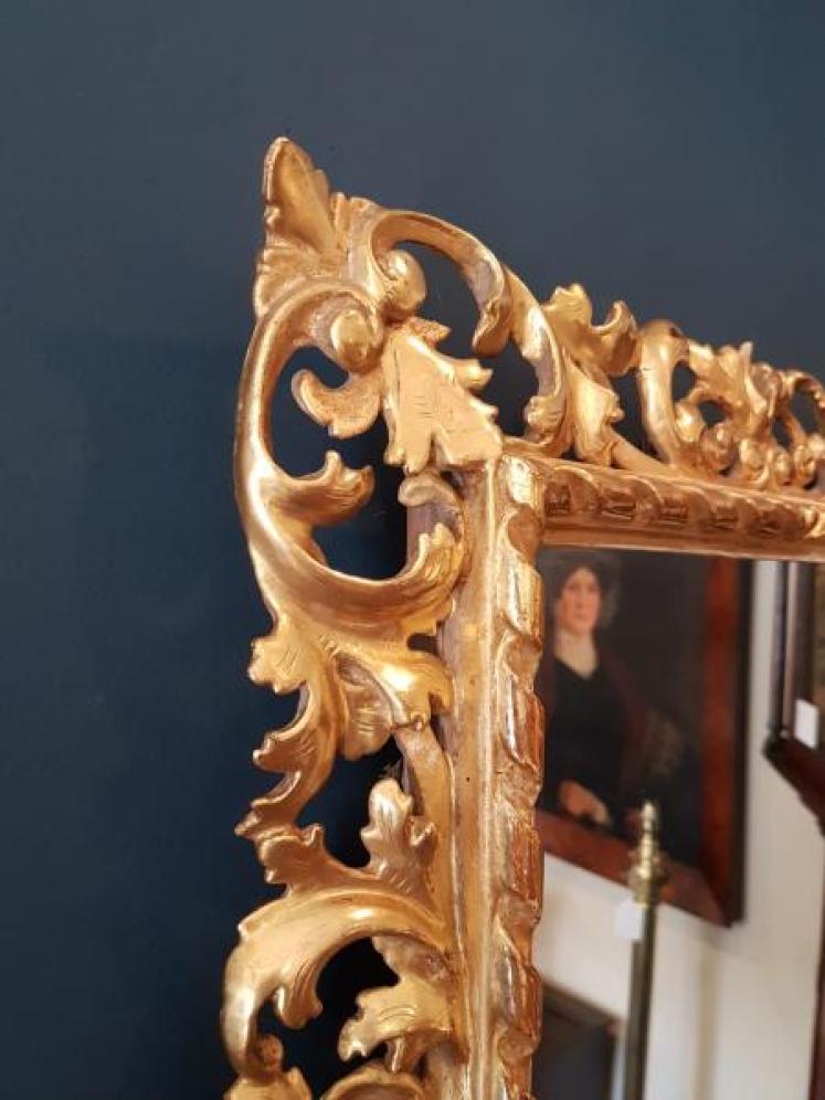 Victorian Timber Gilt Florentine Mirror  - Image 3