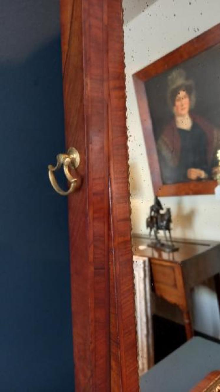 Superb George II Period Walnut Toilet Mirror - Image 6