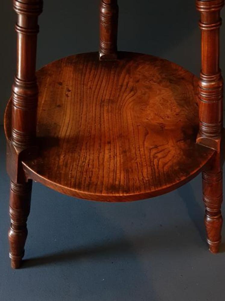 Early Victorian Elm Cricket Table - Image 2