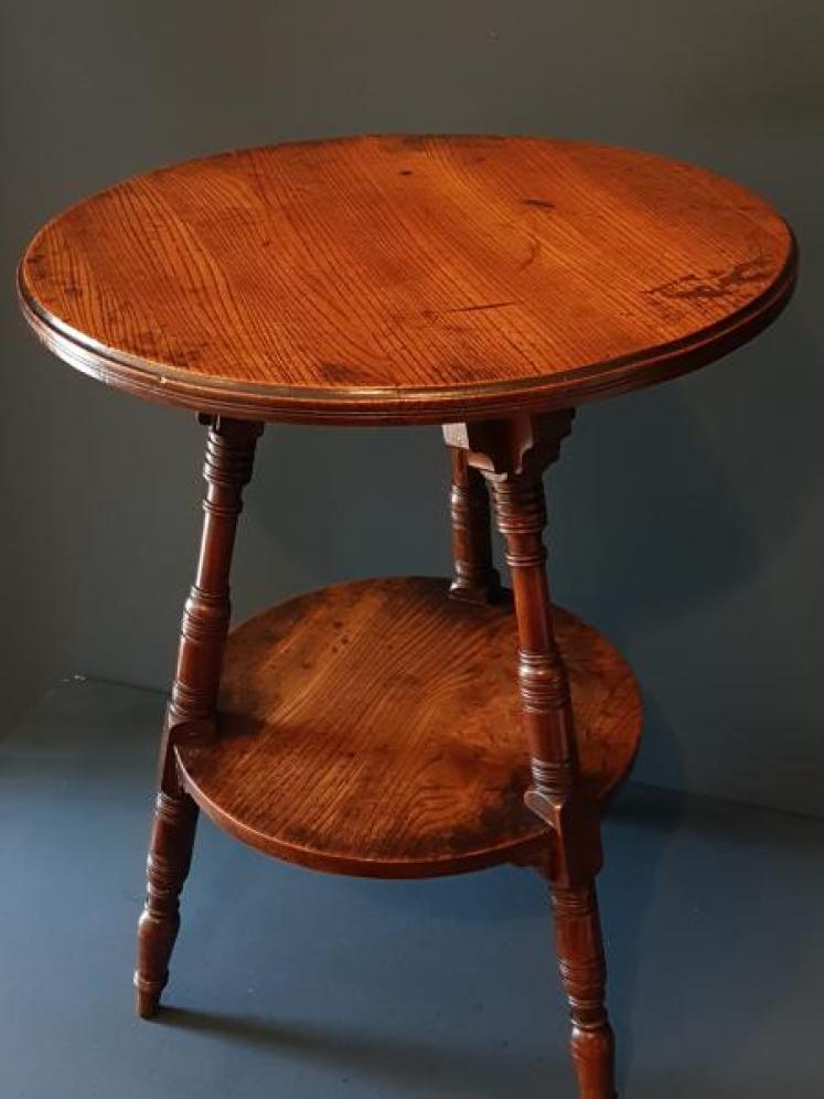 Early Victorian Elm Cricket Table - Image 3
