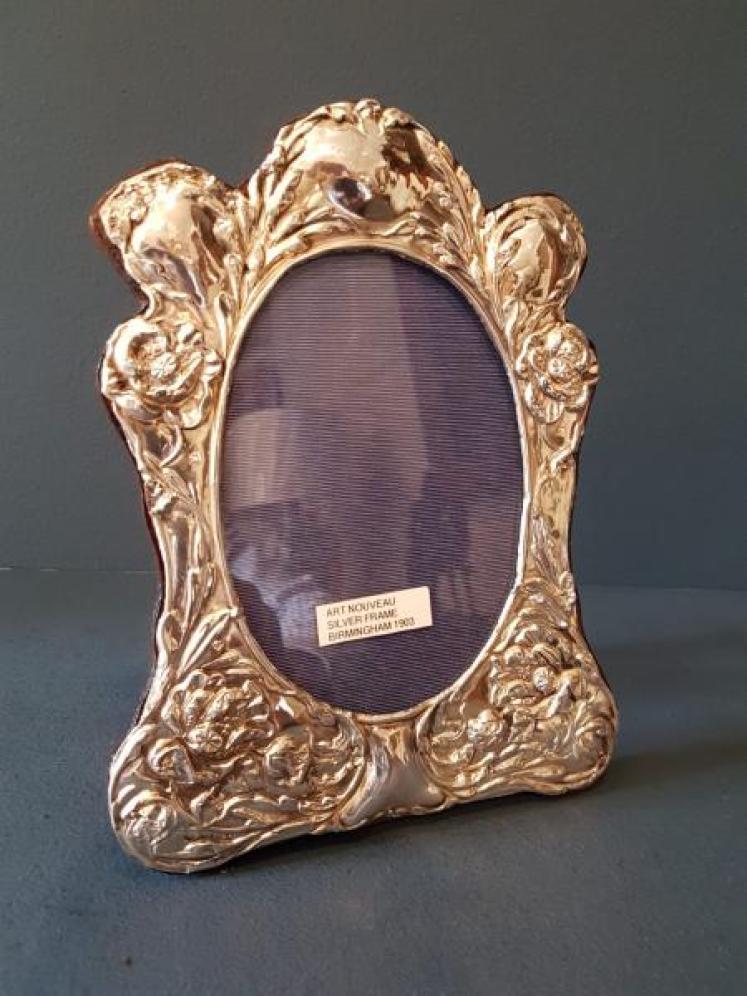 Edwardian Silver Photo Frame Birmingham - Image 1