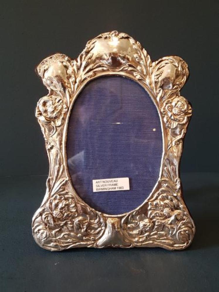 Edwardian Silver Photo Frame Birmingham - Image 5