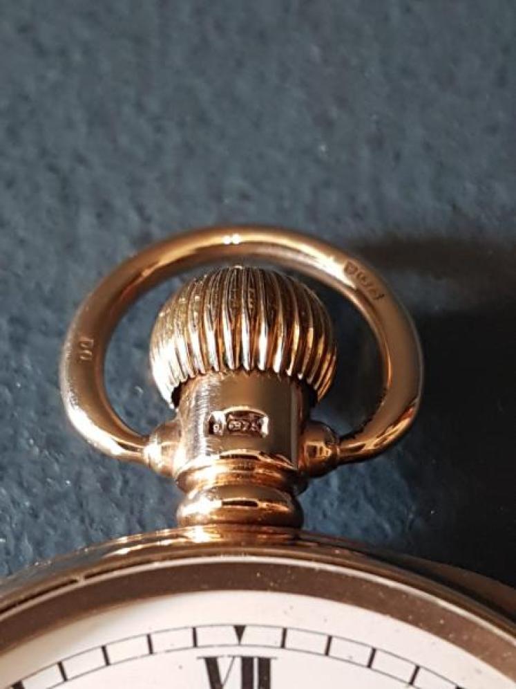9ct Gold Waltham Pocket Watch - Image 4