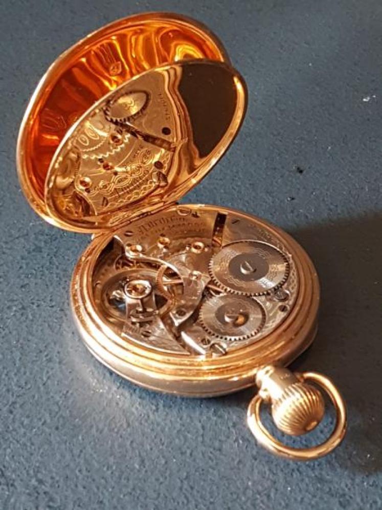 9ct Gold Waltham Pocket Watch - Image 7