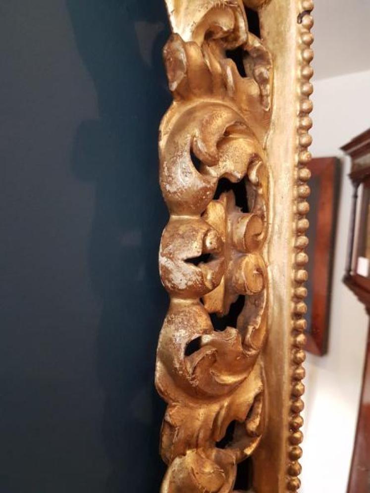 Victorian Timber Gilt Florentine Mirror  - Image 4