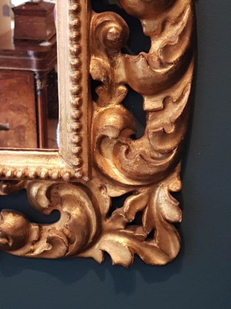 Victorian Timber Gilt Florentine Mirror  - Image 6