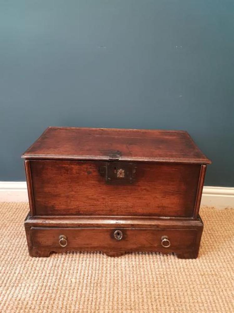 Georgian Oak Coffer Bach - Image 7