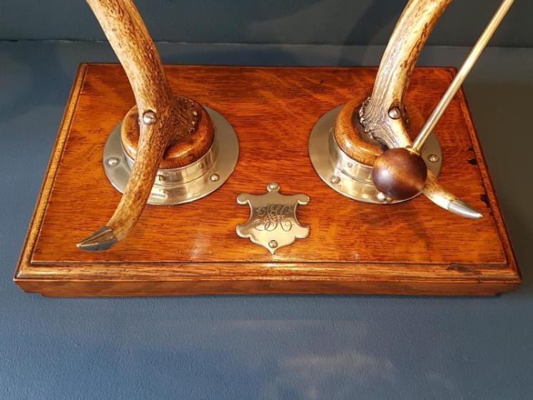 Victorian Country House Deer Antler Dinner Gong - Image 4