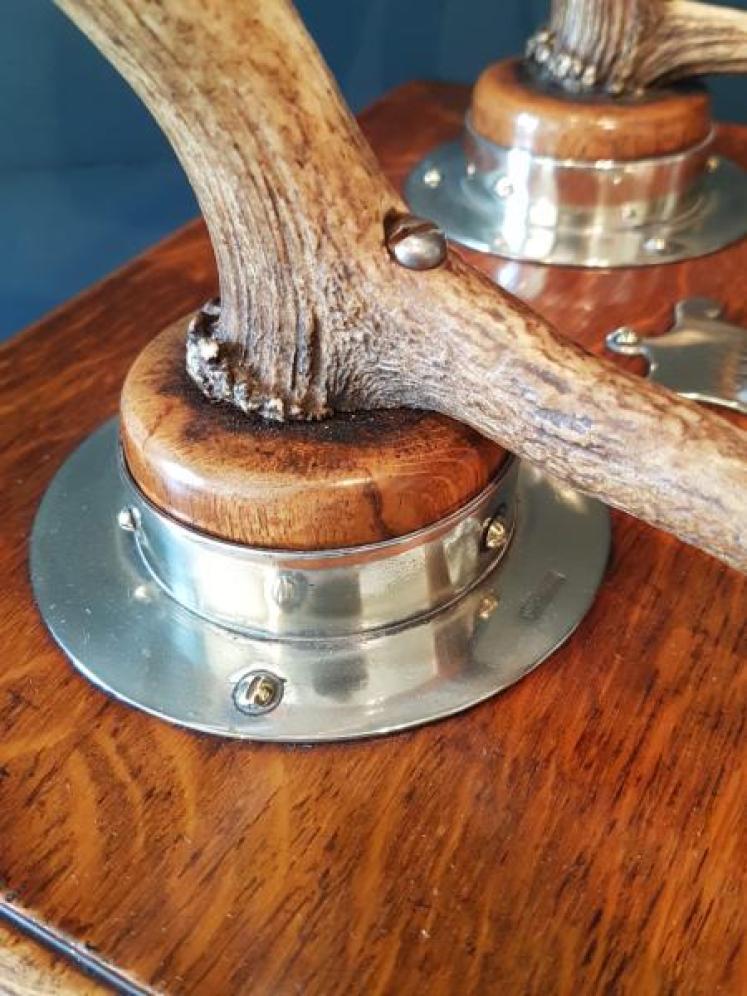 Victorian Country House Deer Antler Dinner Gong - Image 5