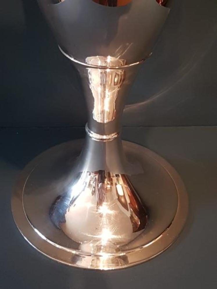 1920's Silver Plated Floor Standing Wine Cooler - Image 7