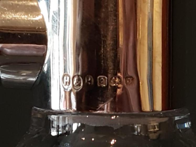 Rare Hukin and Heath Locking Decanter - Image 4