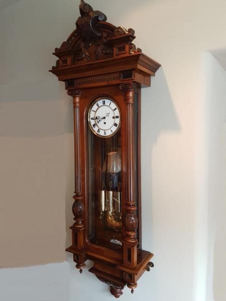 Victorian Triple Weight Grand Sonnerie Vienna Clock - Image 3