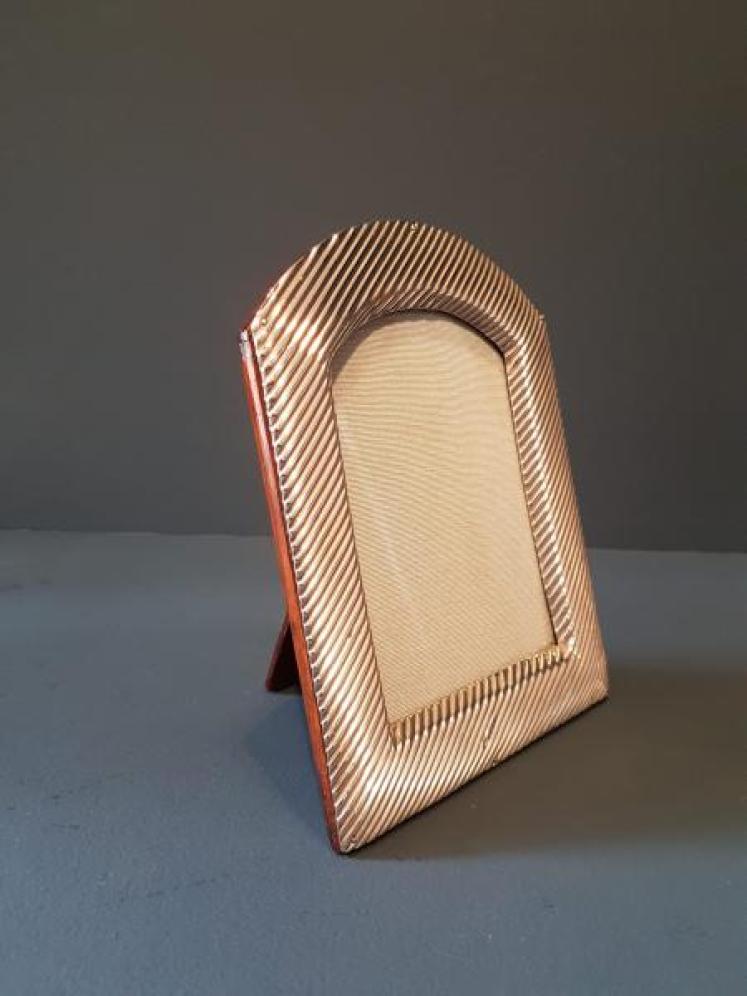 Victorian Reeded Silver Photo Frame - Image 4