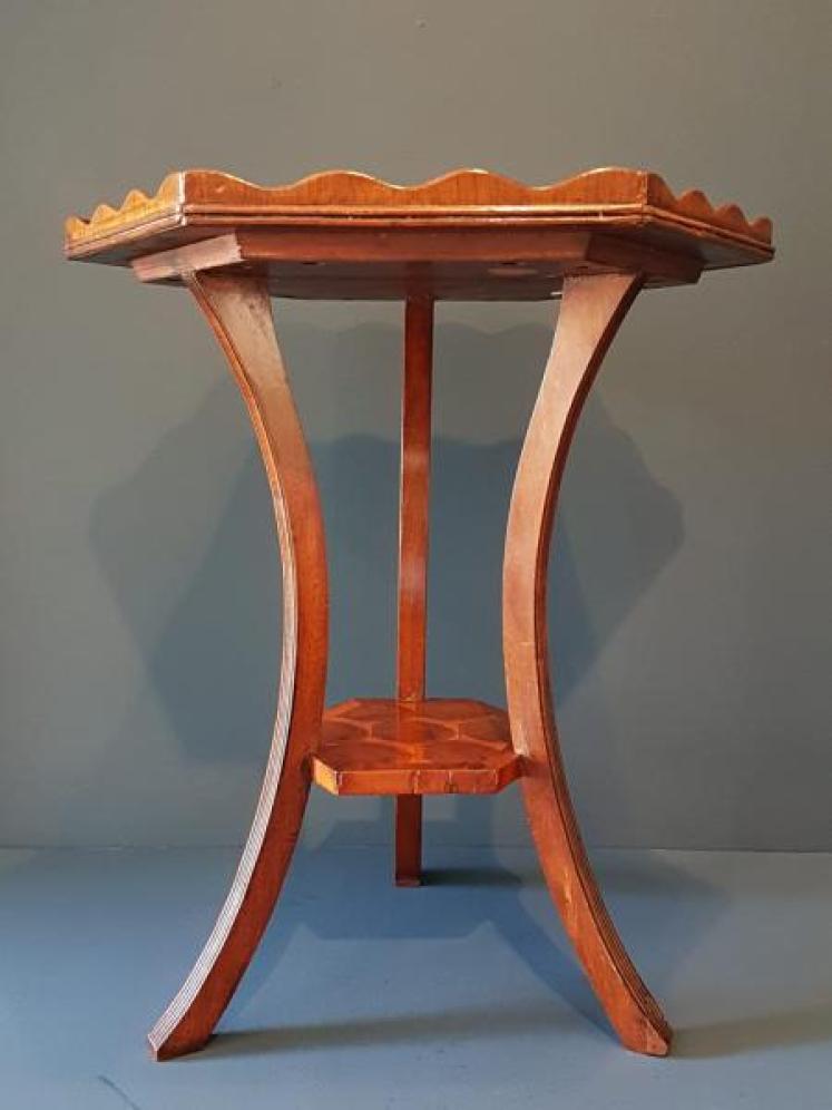 Oyster Walnut Occasional Table By Charles Tozer - Image 5