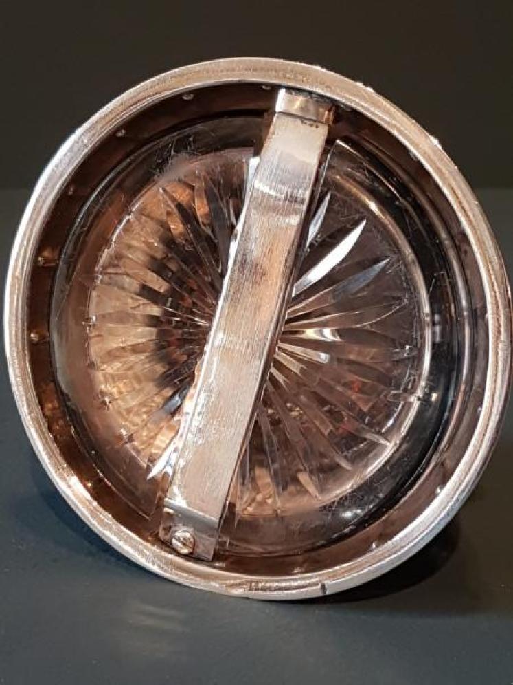 Superb William IV Capstan Silver Ink Well - Image 3