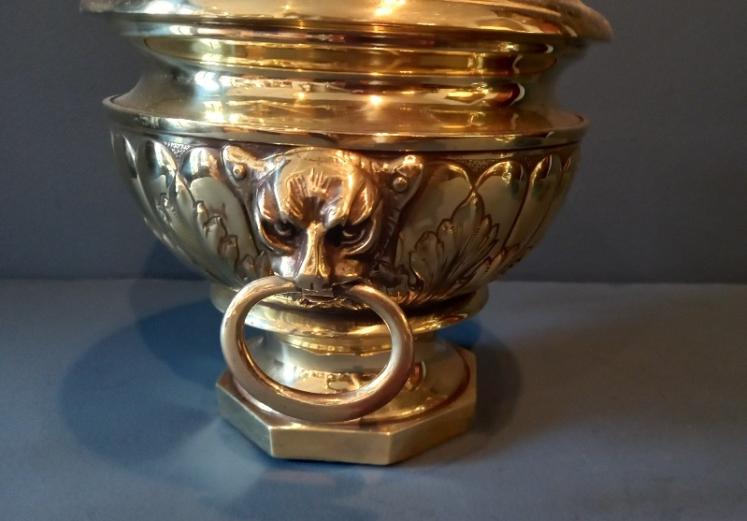Superb Pair of Early Victorian Brass Jardinieres - Image 5