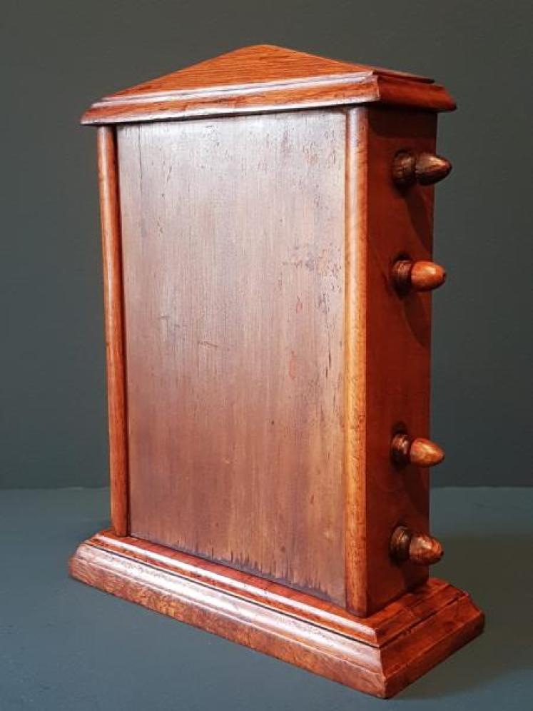 Edwardian Oak Perpetual Desk Calendar - Image 4