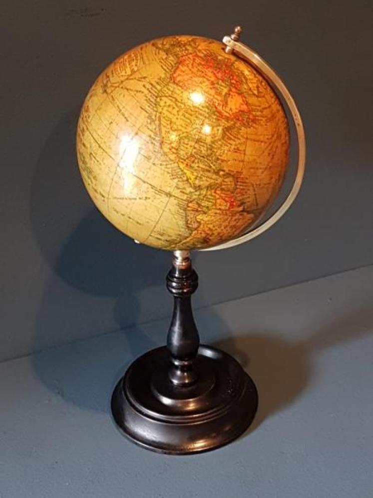 Geographia 6" Paper Mache Globe - Image 1