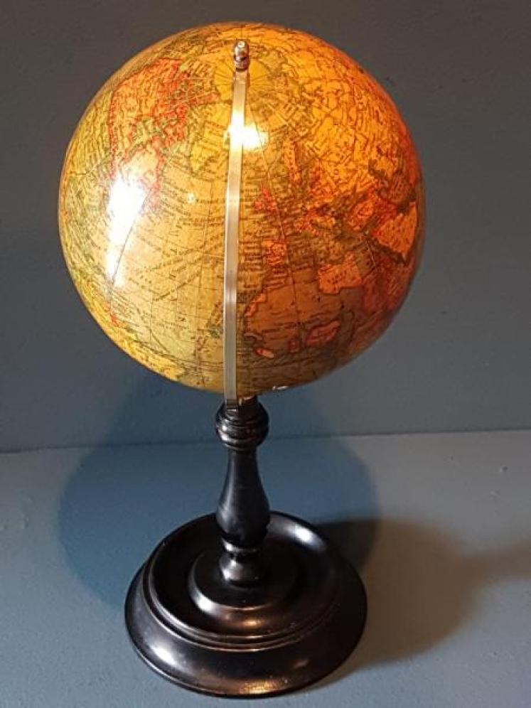 Geographia 6" Paper Mache Globe - Image 2