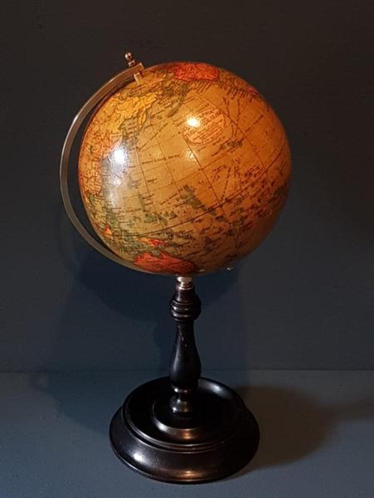 Geographia 6" Paper Mache Globe - Image 7