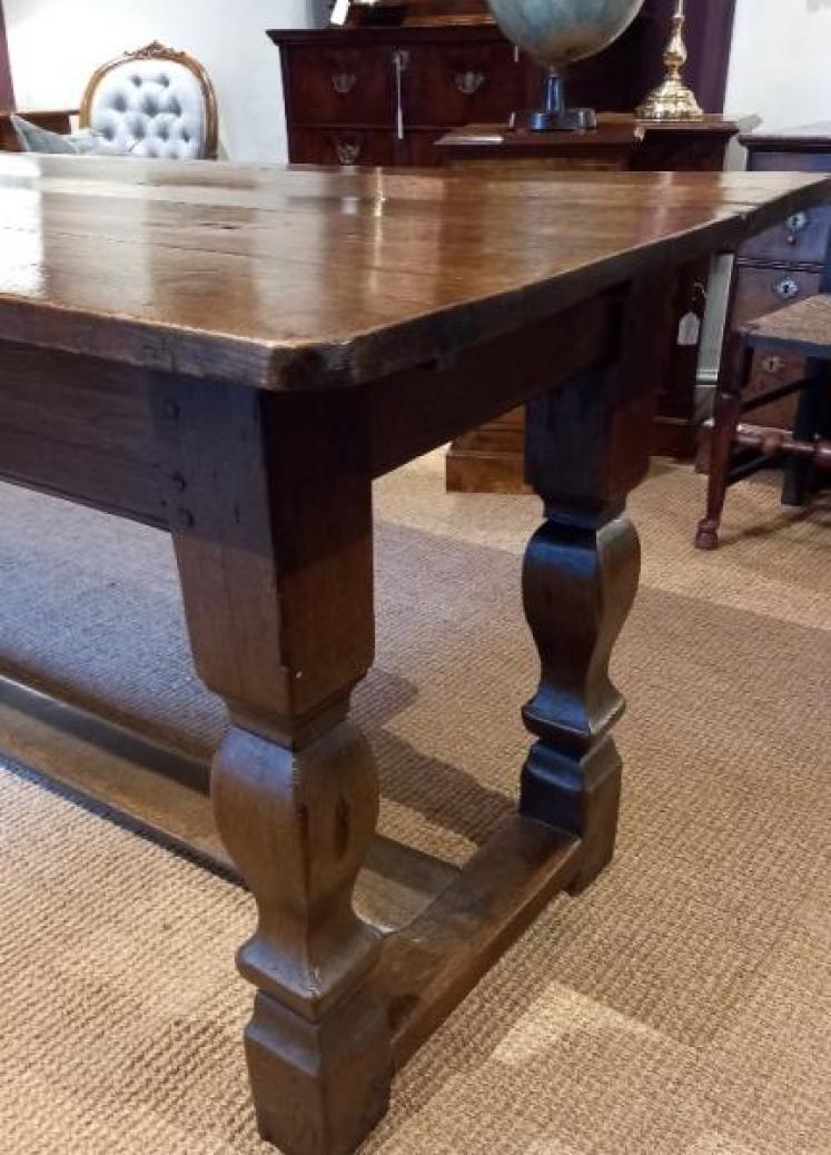 George II Period Oak 10 Seat Refectory Table - Image 3