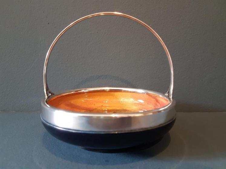 Moorcroft Eventide Silver Handle Dish - Image 2