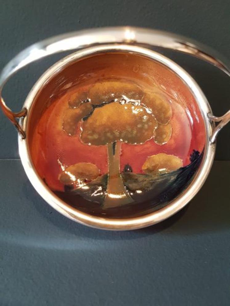 Moorcroft Eventide Silver Handle Dish - Image 3