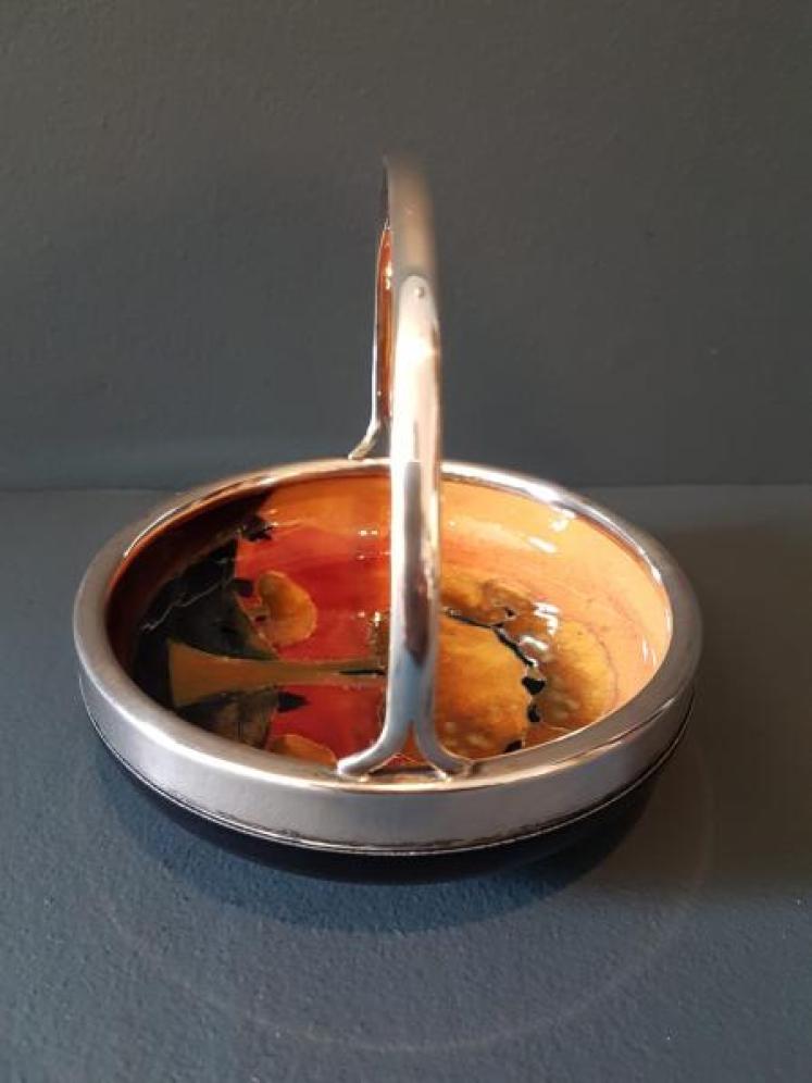 Moorcroft Eventide Silver Handle Dish - Image 6