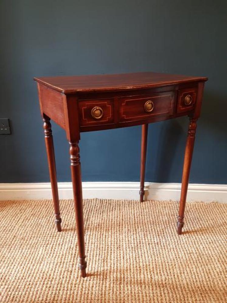 Quality Regency Mahogany Side Table - Image 6