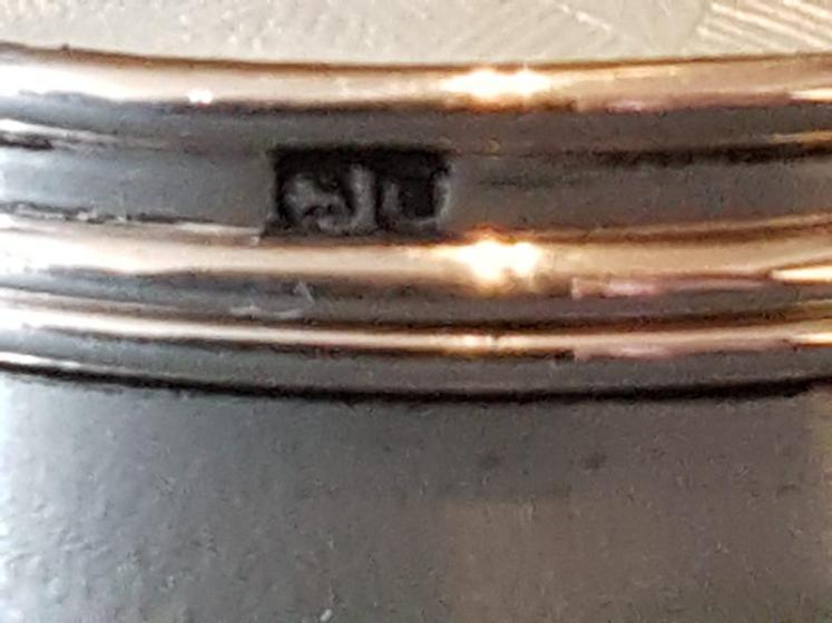 Engine Turned Silver and Enamel Pill Box - Image 6