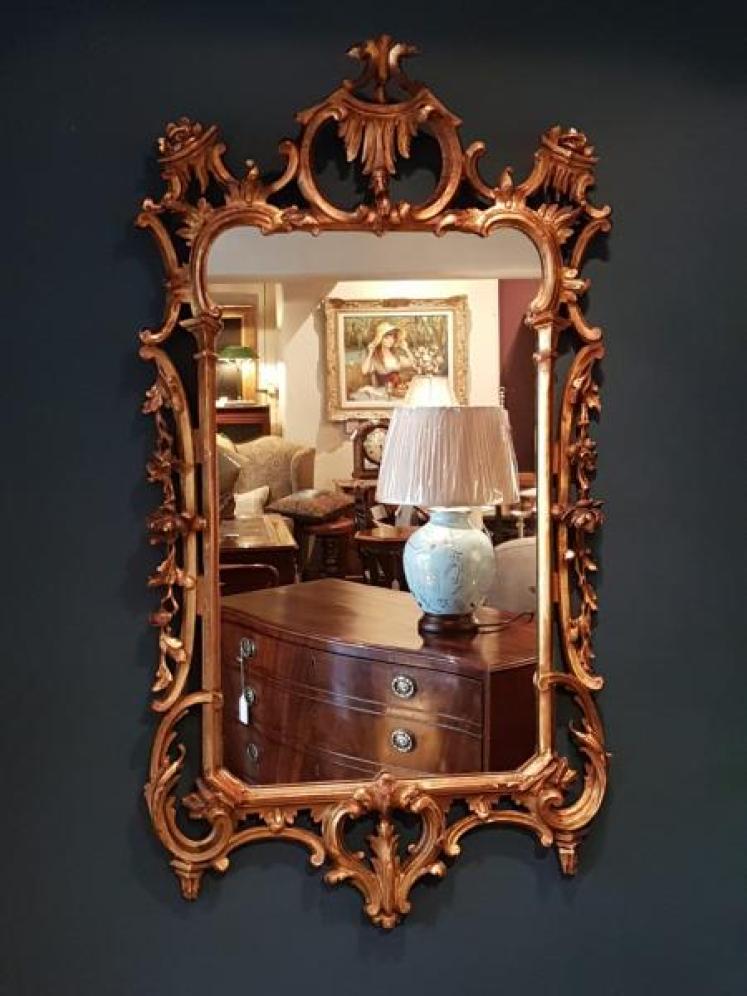 Superb Early Victorian Timber Gilt Mirror - Image 1