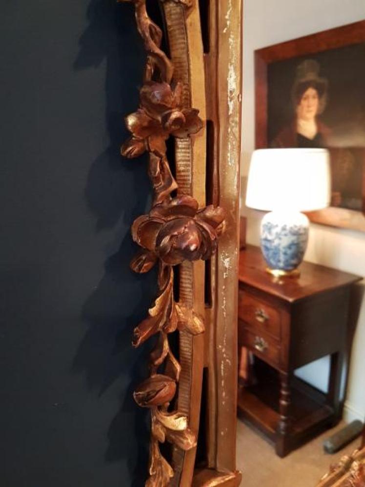 Superb Early Victorian Timber Gilt Mirror - Image 4