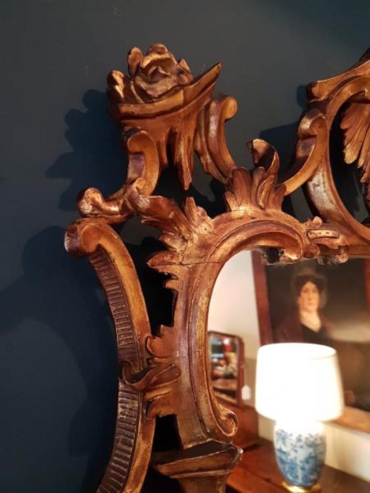 Superb Early Victorian Timber Gilt Mirror - Image 5