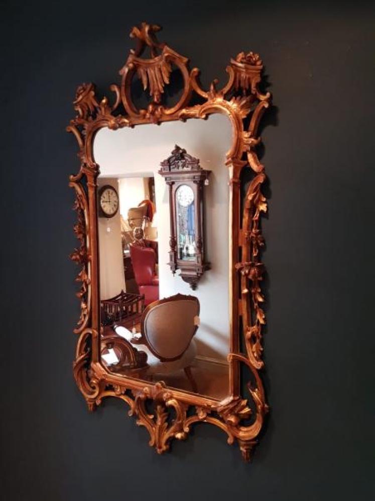 Superb Early Victorian Timber Gilt Mirror - Image 6