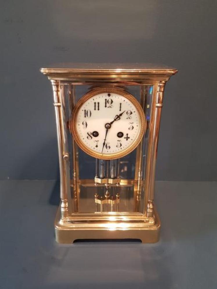 Victorian Four Glass Clock - Image 1
