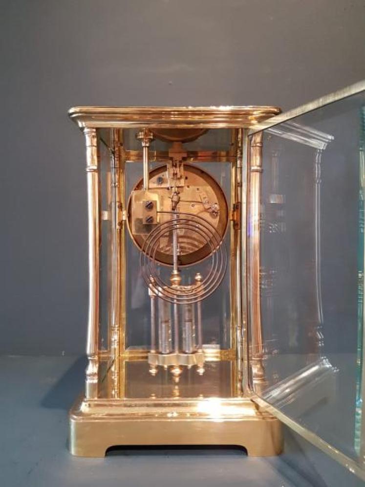 Victorian Four Glass Clock - Image 2